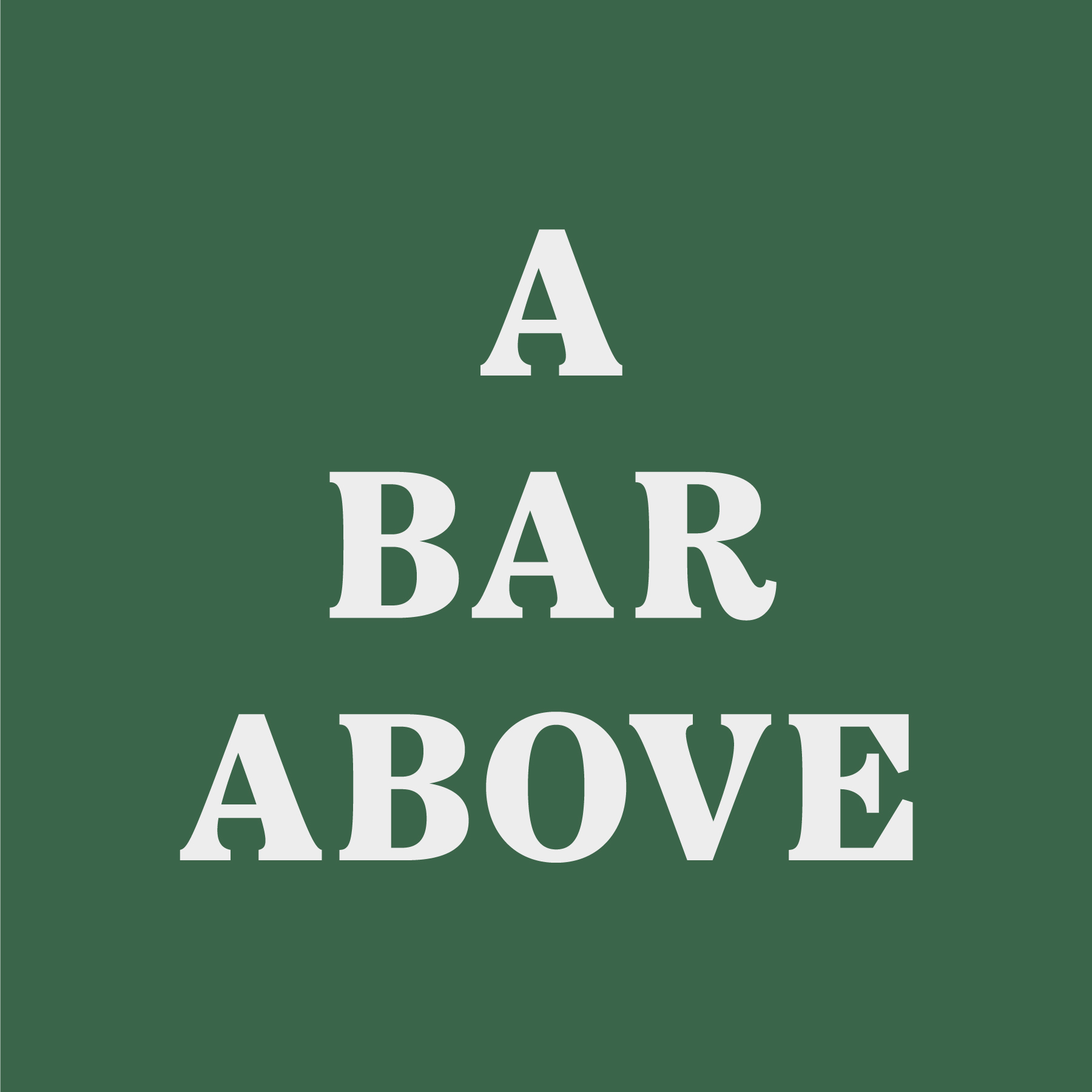 A Bar Above Secondary logo.