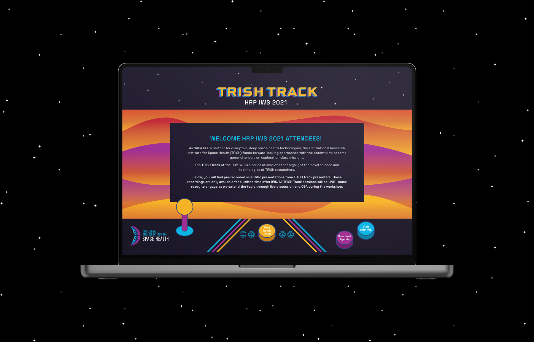 TRISH website design.