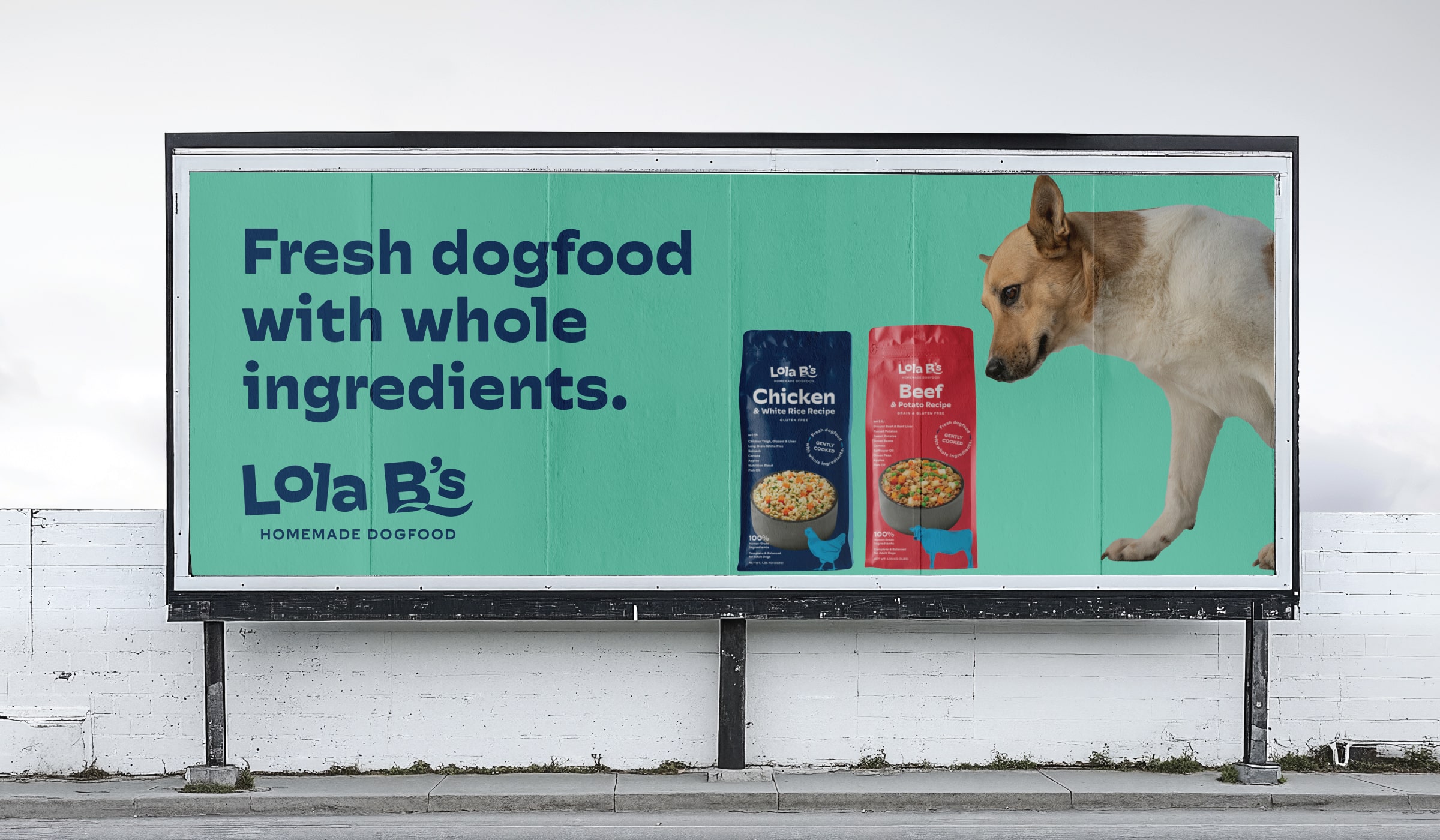 Lola B's billboard green.